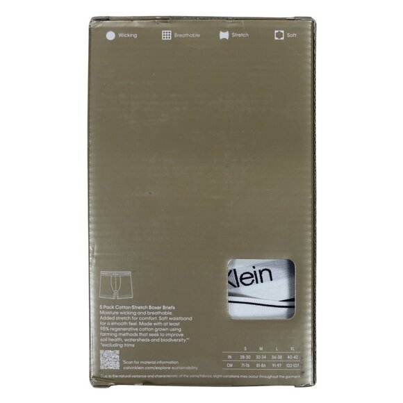 Calvin Klein 5-Pack Modern Cotton Extra Soft Boxer Briefs Men's Underwear NIP - Picture 2 of 2